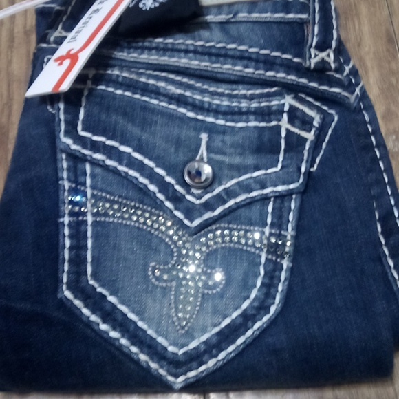 Rock Revival Women's 26 Scarlet Skinny Embellished Rhinestones NWT - Picture 8 of 8